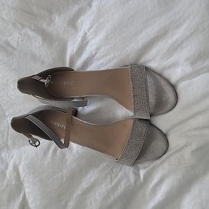 Ankle strap rhinestone sandals